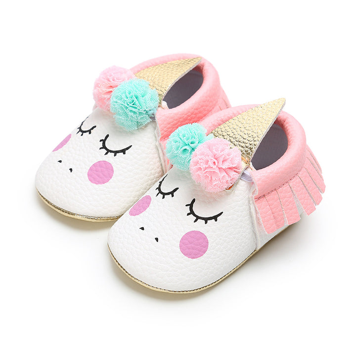 Baby Girl Unicorn Shoes - 0912 - Little Kooma