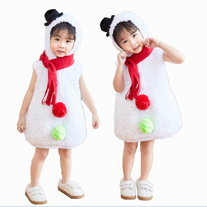 Baby Kids Christmas Outfit Snowman Costume - Little Kooma