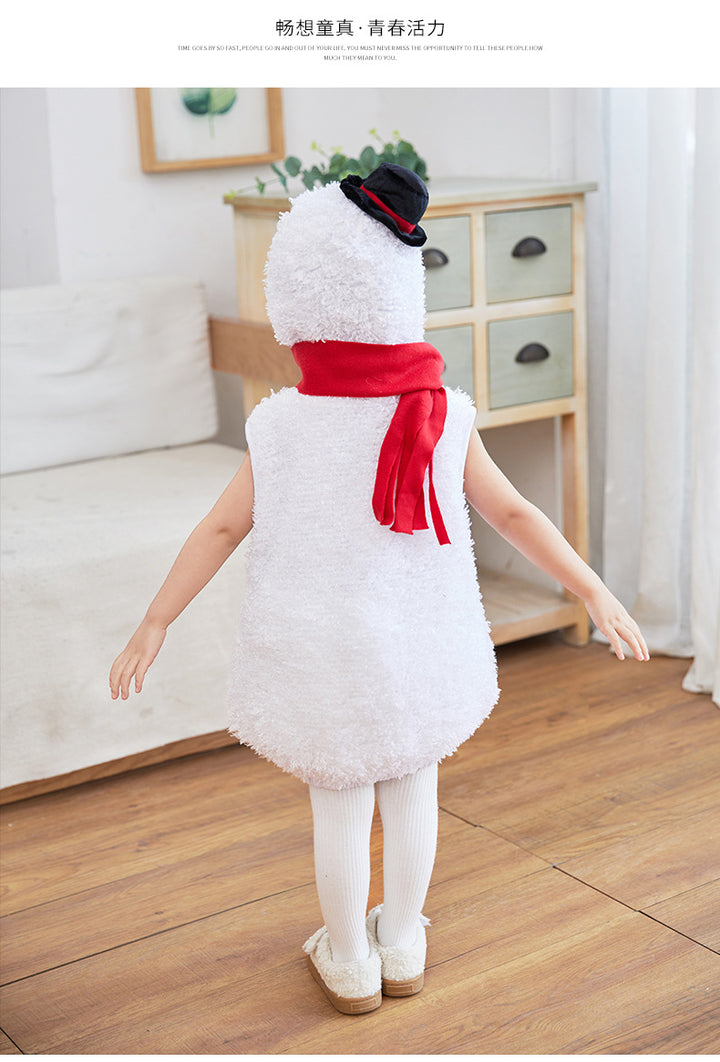 Baby Kids Christmas Outfit Snowman Costume - Little Kooma