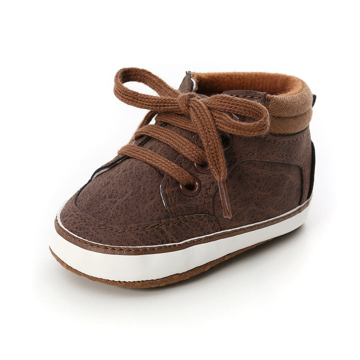 Baby Boy PU Leather Sneakers - 0912 - Little Kooma