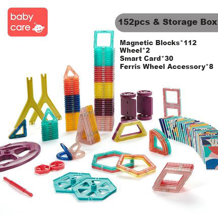 Babycare Baby & Kids Magnetic Building Blocks Set Early Educational Toy - Little Kooma