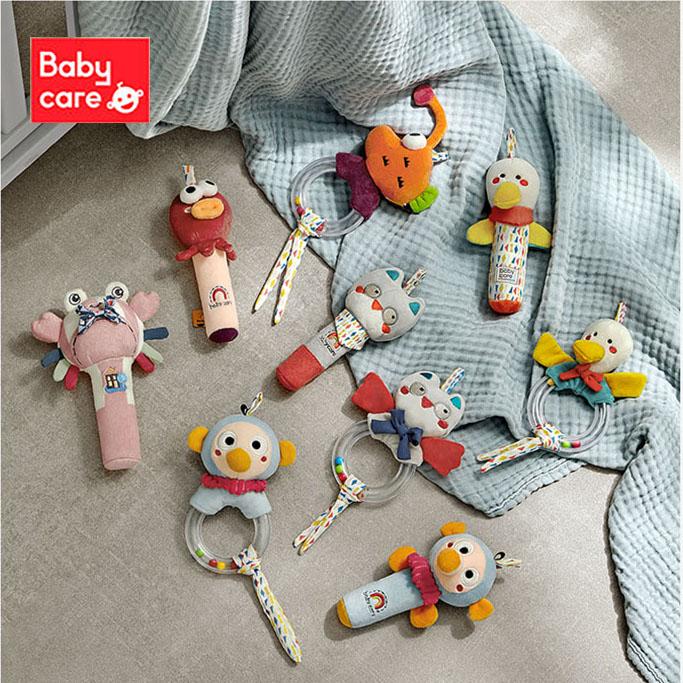 Babycare Plush Toy Baby Rattle Soothing Toy - Little Kooma