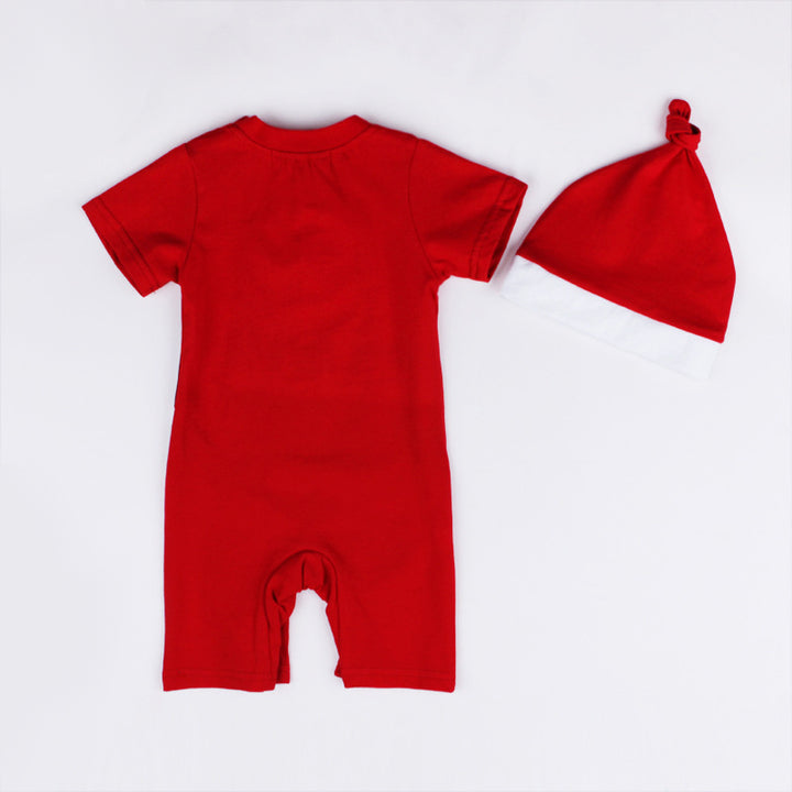 Baby Boy Christmas Outfit Santa Claus Romper Two Piece Set - 1125 - Little Kooma