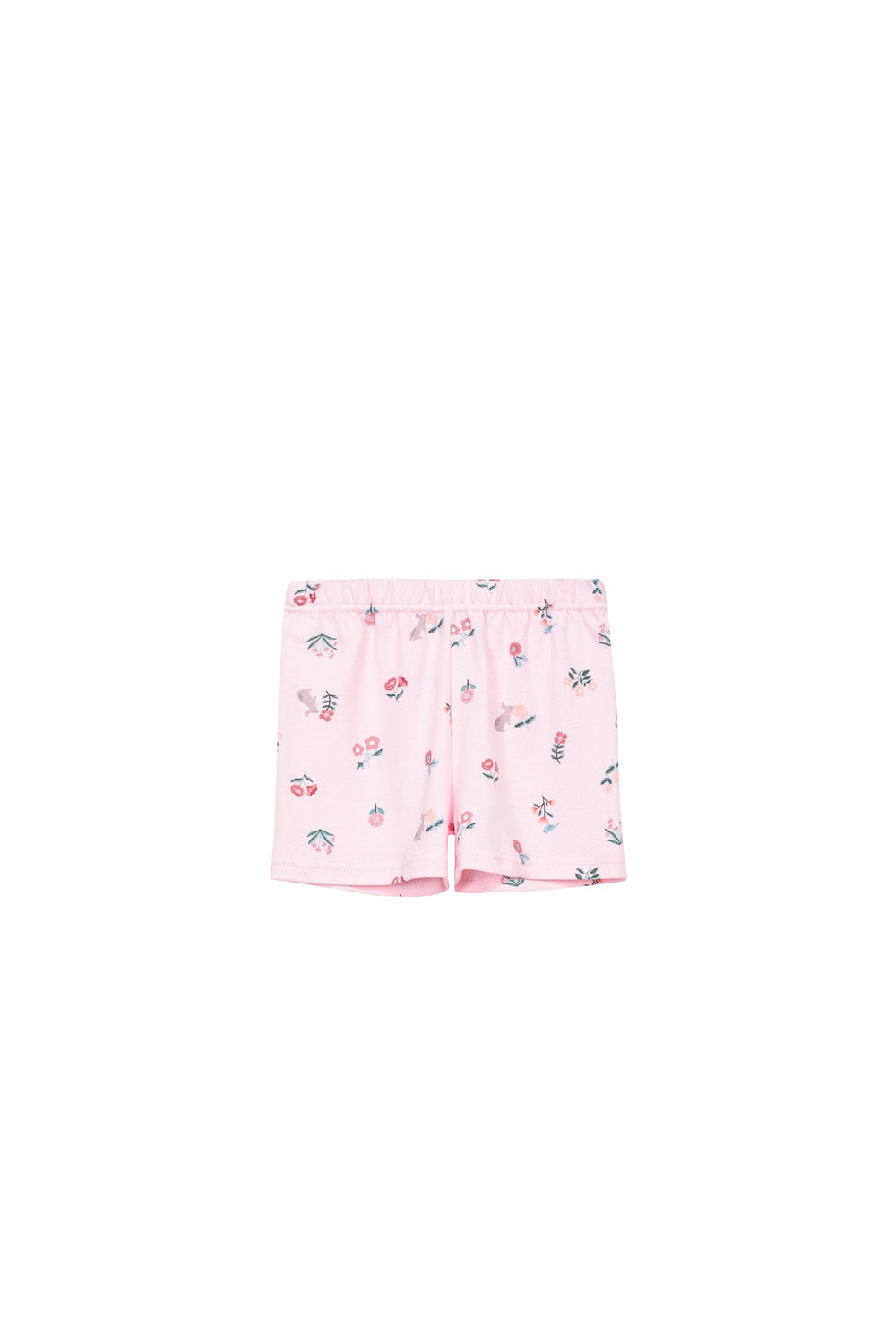 Baby Girl Ruffled Trim Floral Printed Top n Shorts Set - Little Kooma