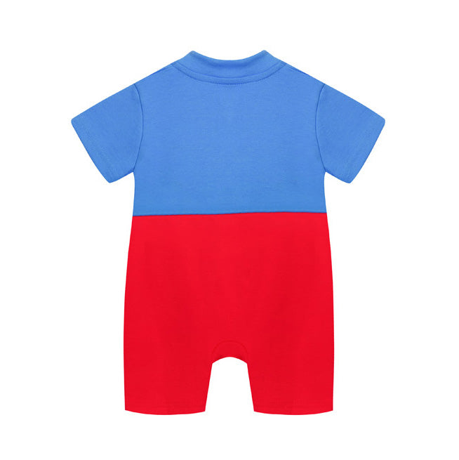 Baby Red n Blue Cheongsam Year of Rabbit Romper - Little Kooma