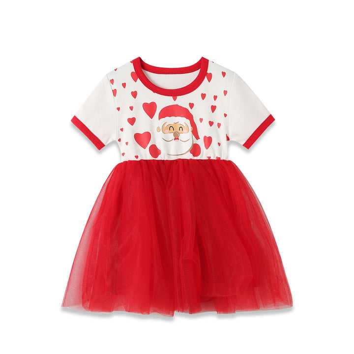 Baby Kids Christmas Outfit Santa Dress - Little Kooma