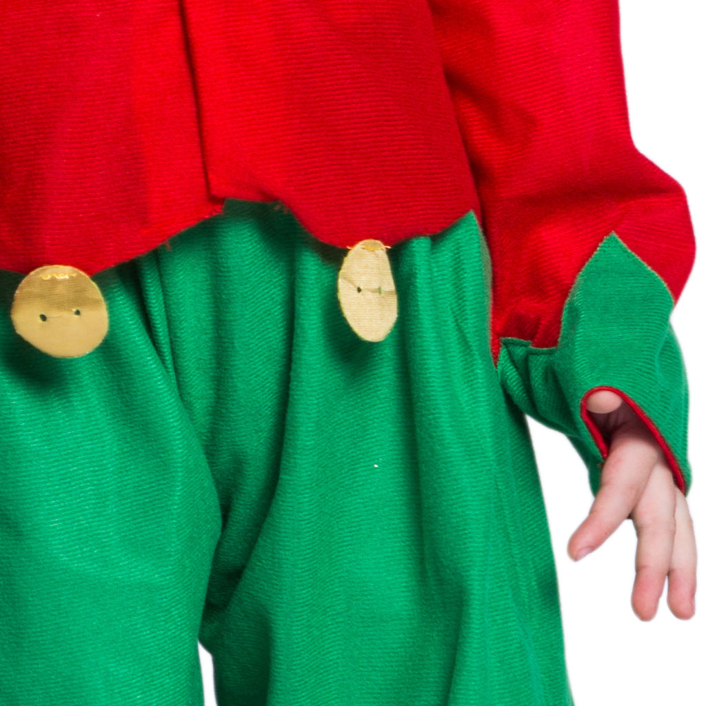 Kids Christmas Outfit Christmas Elf Red n Green Set - 1210 - Little Kooma