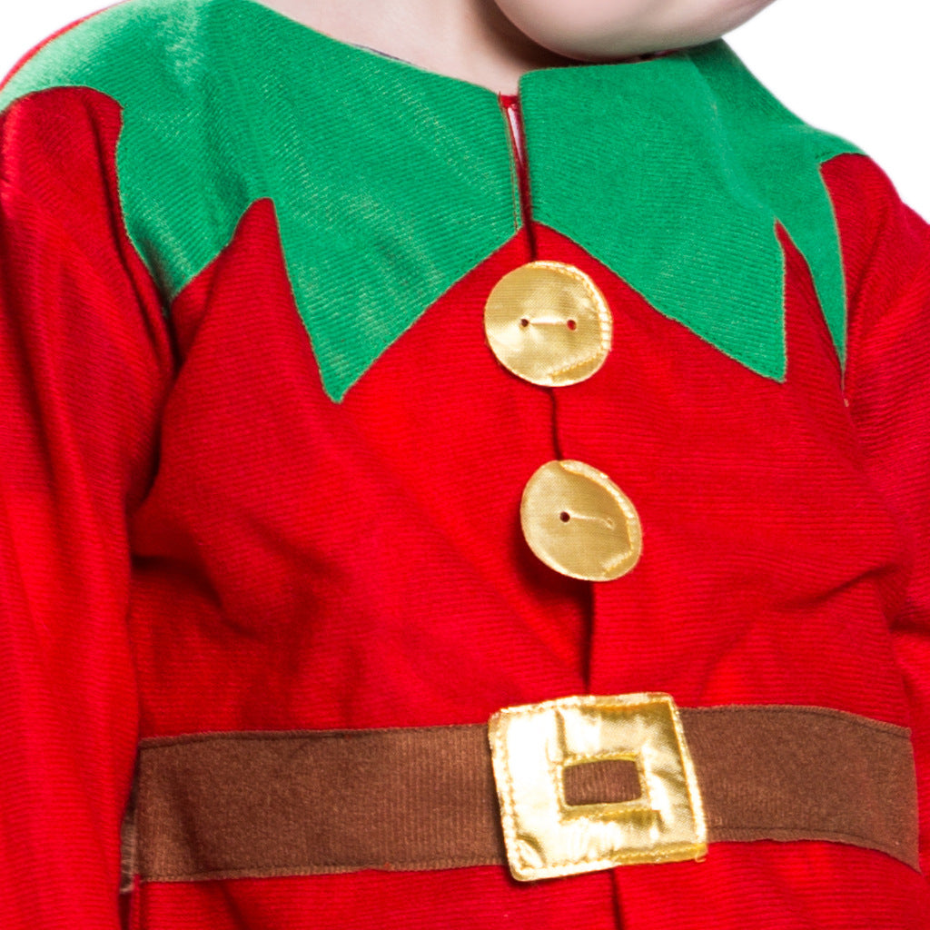 Kids Christmas Outfit Christmas Elf Red n Green Set - 1210 - Little Kooma