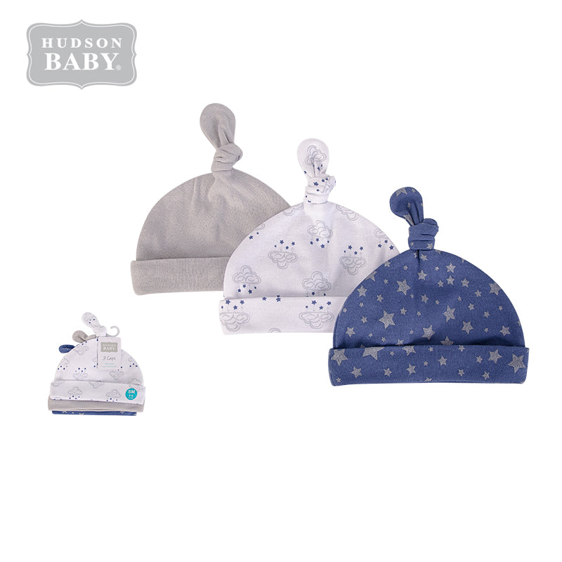 Baby Knot Beanie Hat 3 Pc 52309 - 1006 - Little Kooma