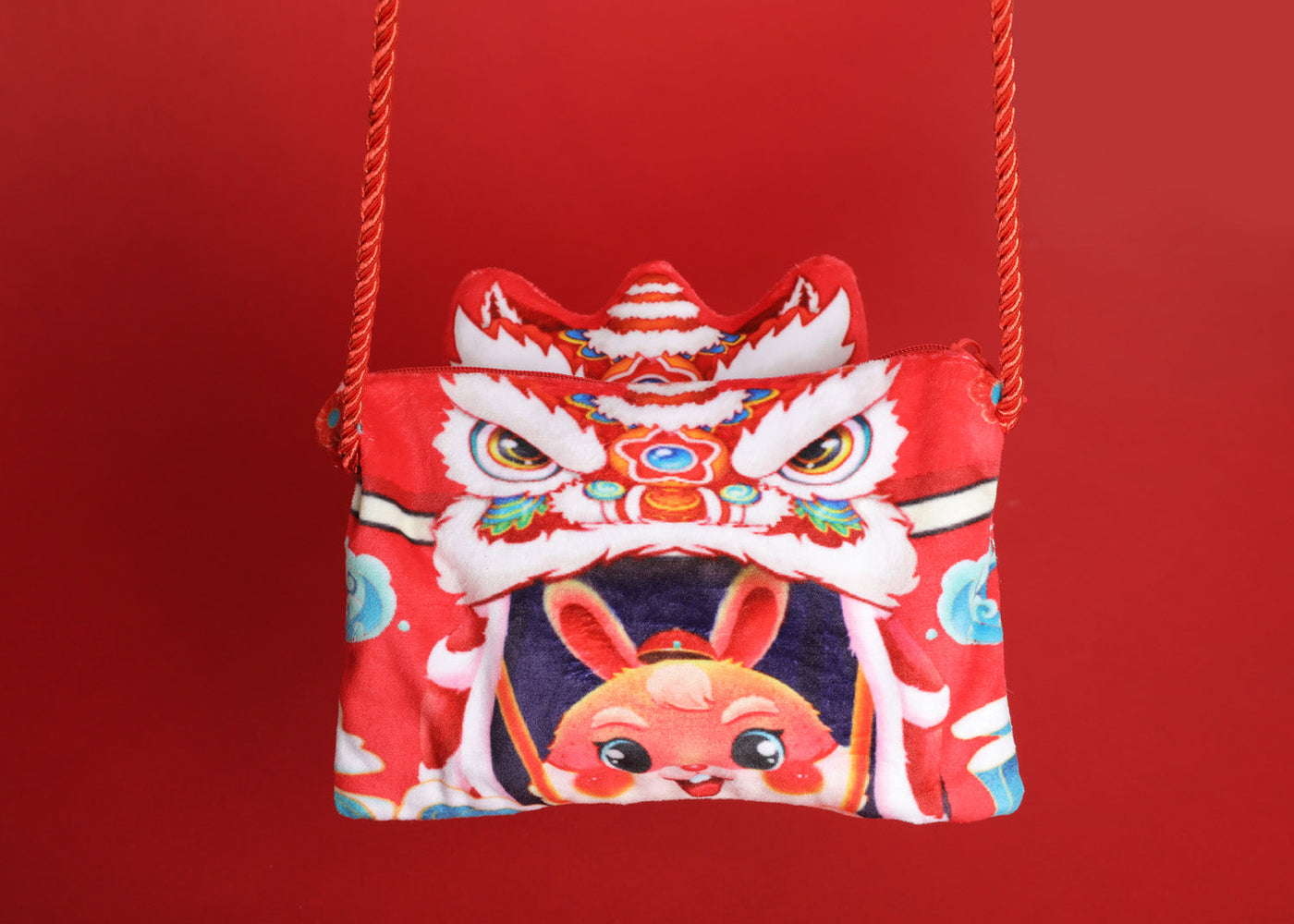 Red hot sale sling bag