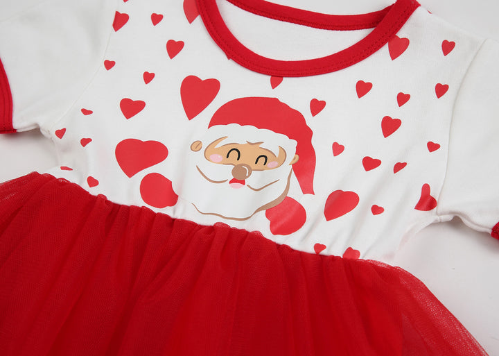 Baby Kids Christmas Outfit Santa Dress - Little Kooma