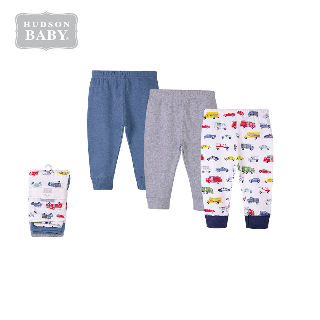 Hudson Baby Boy Pants Set 3pc Going Places 00642CH - Little Kooma