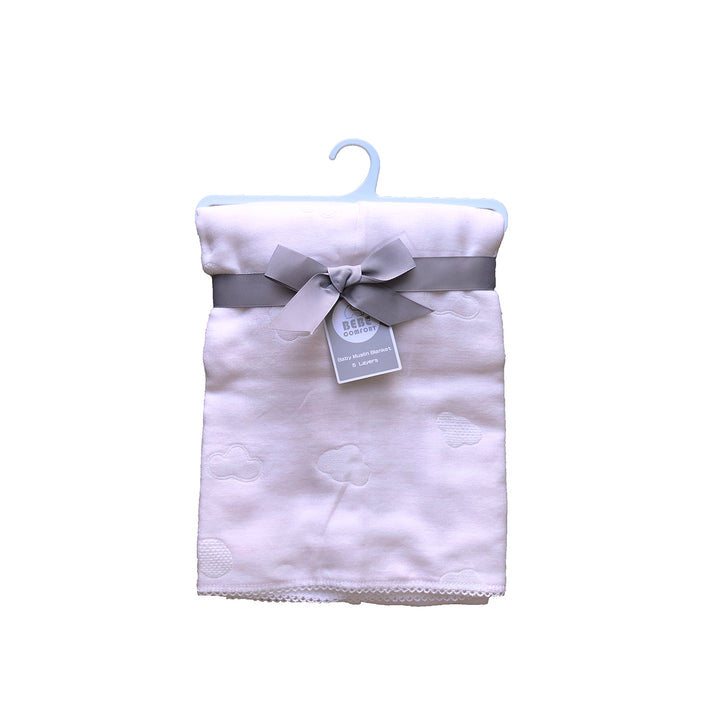 Baby Personalised 5 Layers Super Soft Muslin Blanket - Little Kooma