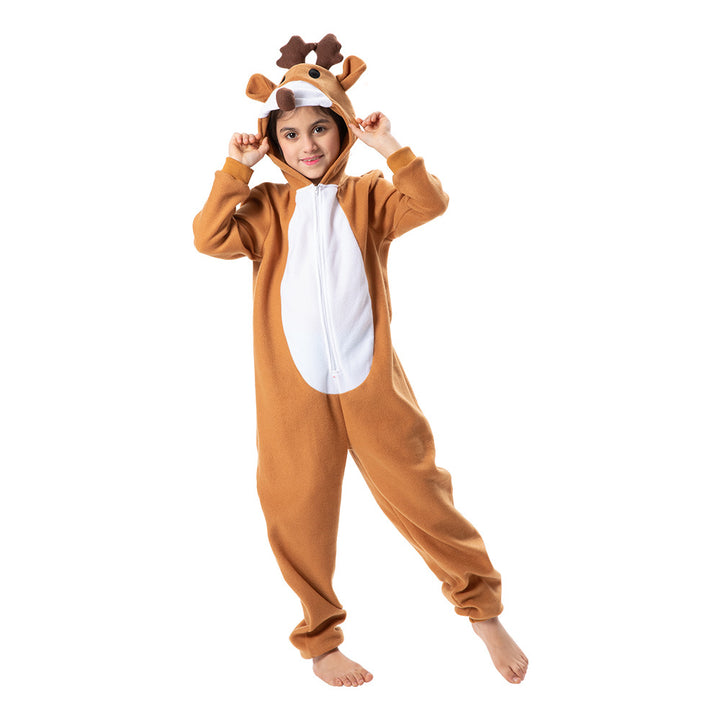 Kids Christmas Outfit Reindeer Elk Costume - Little Kooma