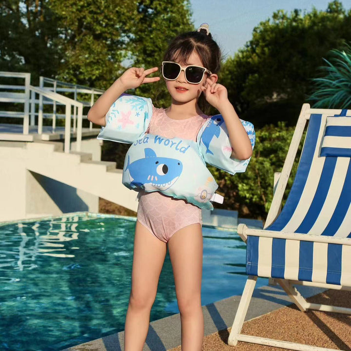 Baby Kid's Swim Vest Adjustable Swimming Armbands Swimming Aids For 2 to 6 Years Old - Little Kooma