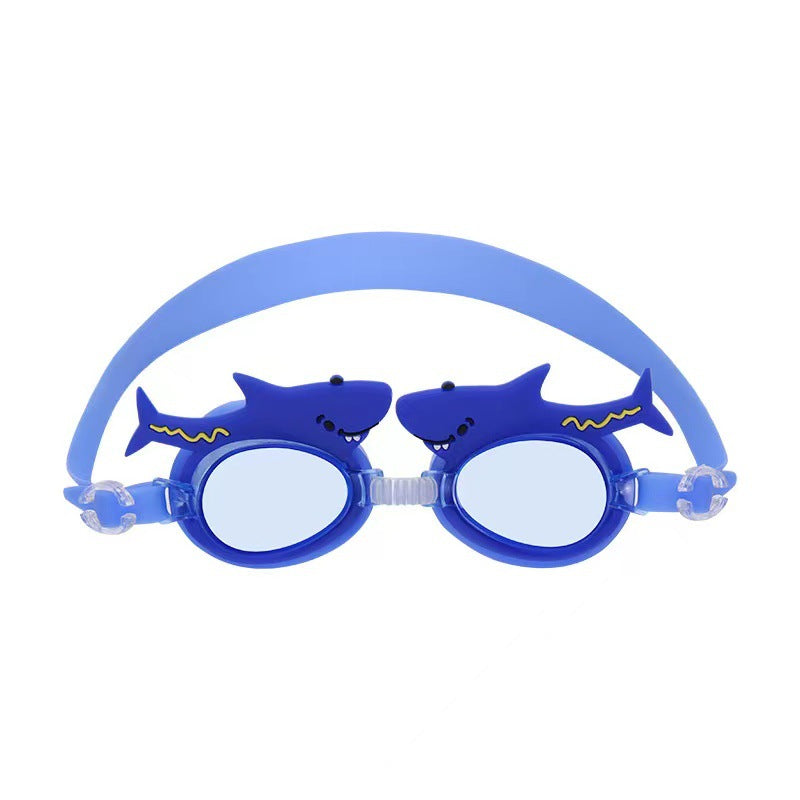 Kid's Swimming Goggles Anti-fog Wide Vision Silicone Frame - Little Kooma