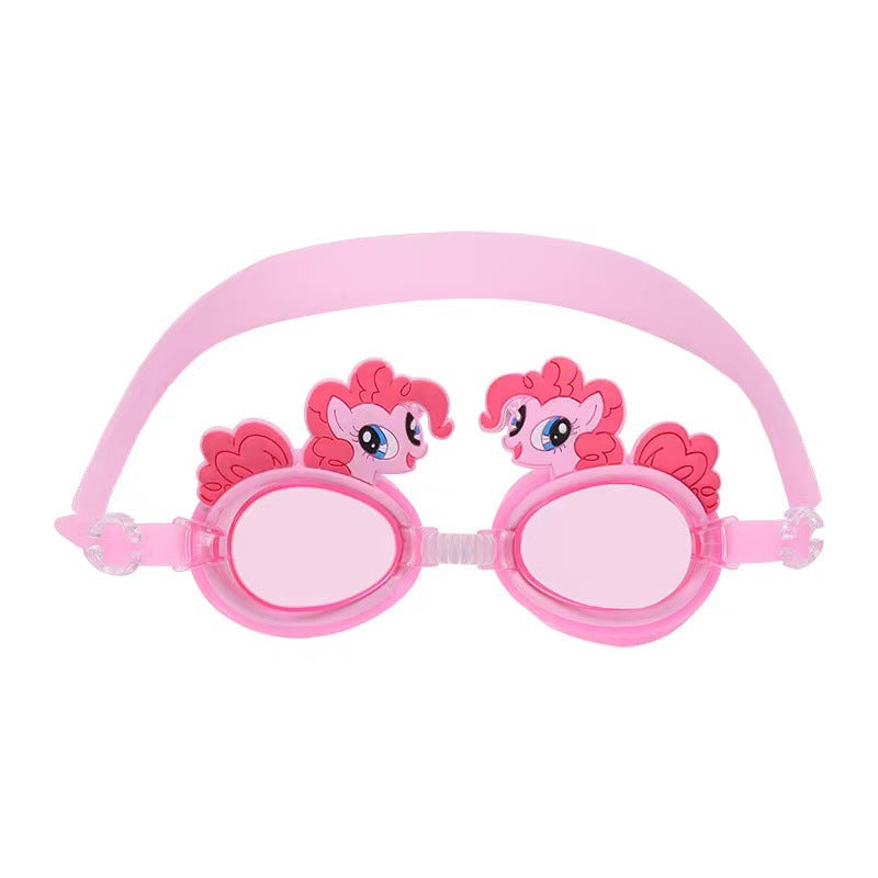 Kid's Swimming Goggles Anti-fog Wide Vision Silicone Frame - Little Kooma