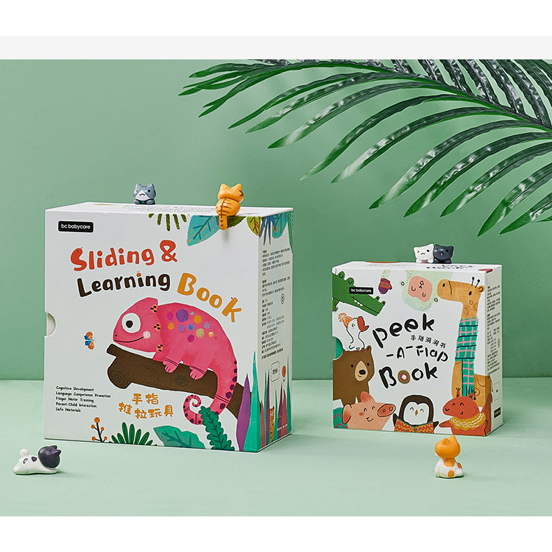 Babycare Sliding & Learning Book Peek-A-Flap Book - Little Kooma