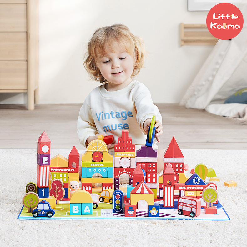 Babycare Creative City Blocks - Little Kooma