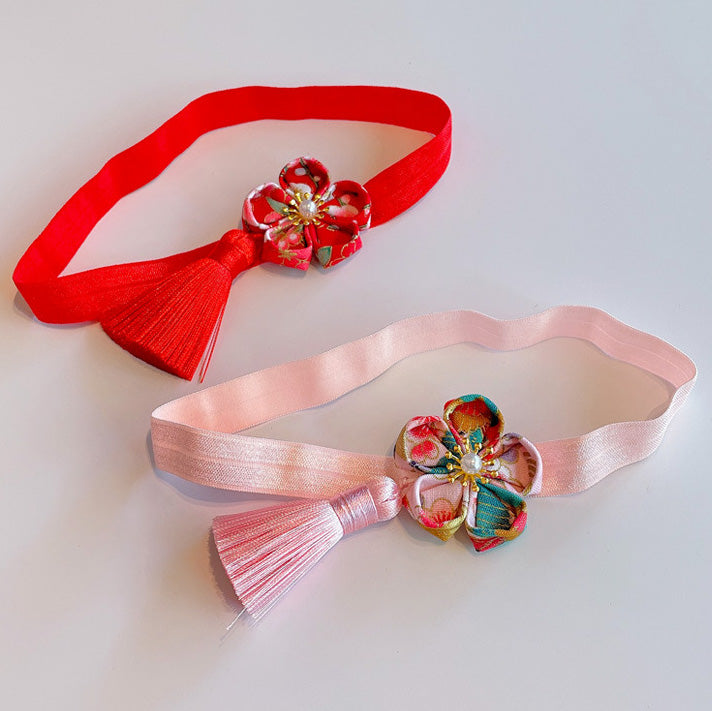 Chinese New Year CNY Baby Girl's Headband Headwrap Hair Accessories - Little Kooma