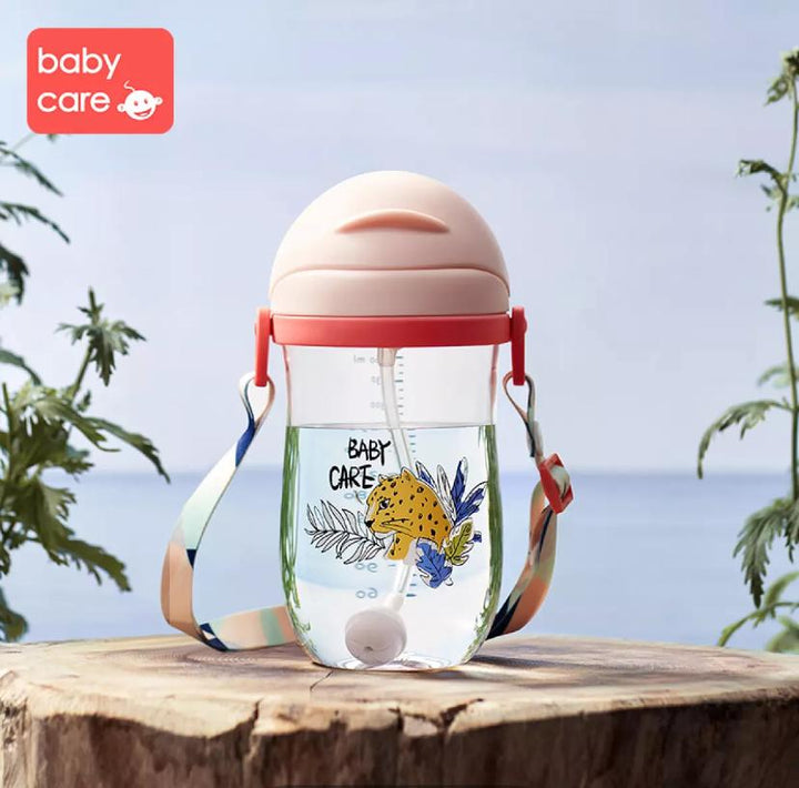 Babycare Baby Sippy Cups Training Cup Water Drinking Bottle Straw Cup 240ml 360ml - Little Kooma